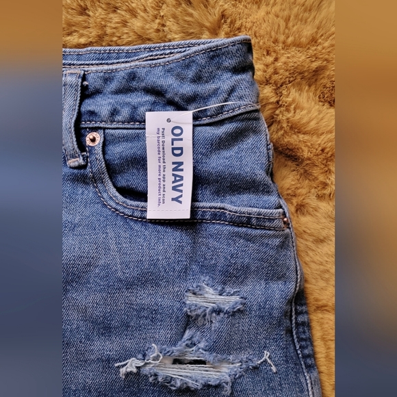 NWT Old Navy Curvy High Rise Button Fly Denim Shorts 22W 22 - Picture 3 of 4